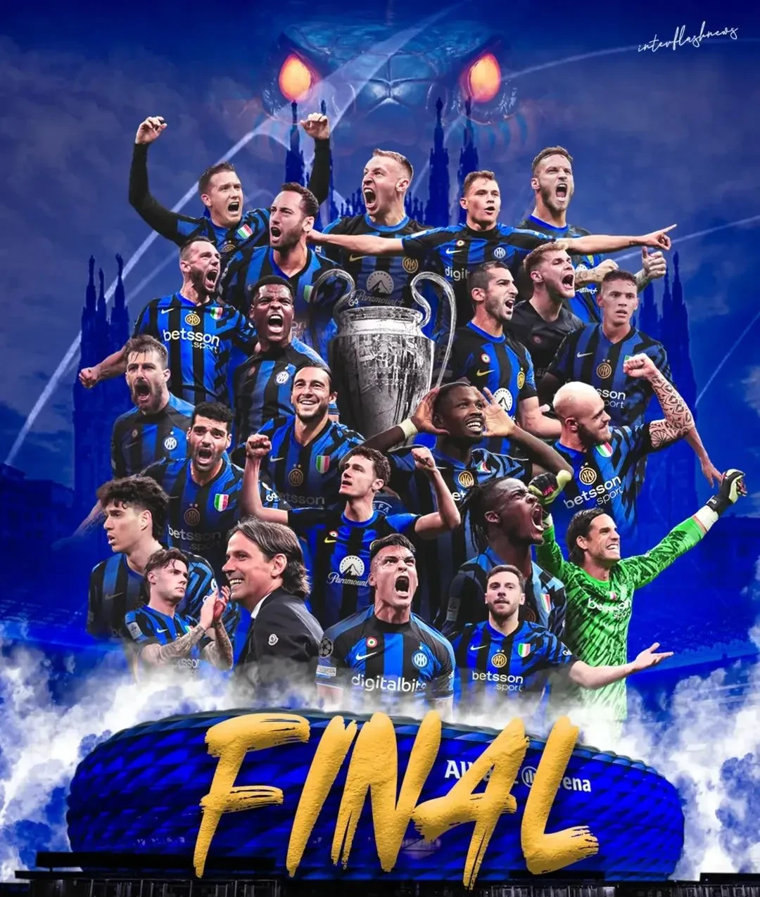 国际米兰迎法甲关键赛，集结日绝杀压哨，管理层满意，临场指挥获称赞的简单介绍